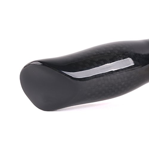 Vinqliq 2PCS Carbon Fiber MTB Bike Bicycle Cycling 7/8" Handlebar Bar End Grips Lightweight Durable with 2 Bar Plugs and Allen Wrench for MTB Road Bike (Glossy Black) (Glossy Black) - Thumbnail 7