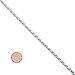 3.5mm Solid 925 Sterling Silver Diamond-Cut Rope Link Italian Chain, 18