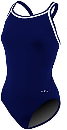Dolfin Swimwear Solid Dbx Back - Navy 490, 40