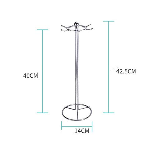 BeesClover 6-Hook Multi-Functional Metal Plating Kitchen Spoon Turner Ladle Holder Stand Organizer Rack Shelf - Thumbnail 2