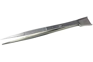 WAYMIL Diamond Tweezers Gemologist with Bead Scoop Shovel for Stones, Gems Jewelry Tool