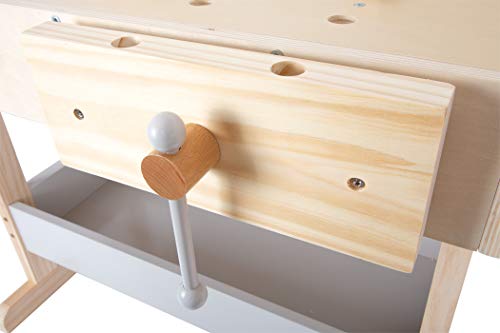 Small Foot 11862 Kinderwerkbank Grau mit Zubehör Toys – Bild 6