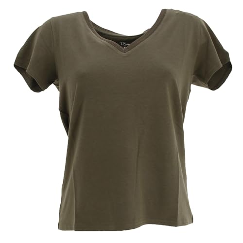 Teddy Smith T- mia MC - Maglietta da Donna, Dolce Giungla, S