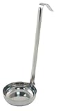 American Metalcraft (FL1006) 6 Oz Stainless Steel Solid Flat Bottom Ladle
