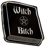 Witch Bitch Book Shaped Pin