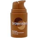 brownkind Eye Cream – Reduces Dark Circles & Puffiness, Lightweight Formula with Peptides & Amla, Dermatologist-Designed for Melanin-Rich Skin, 15ml