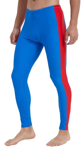 ubestyle Men's Swim Pants Quick Dry Bluered