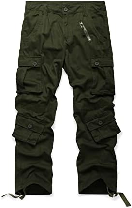 Mesinsefra Men's Cotton Casual Military Army Cargo Camo Combat