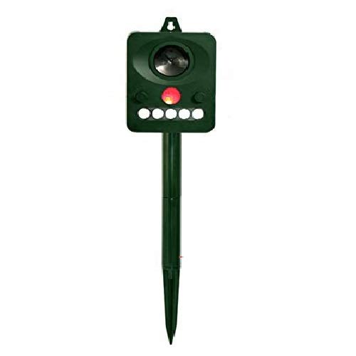 Solar Animal Repeller Ultrasonic Outdoor Home Cat Dog Fox Rabbit Deterrent