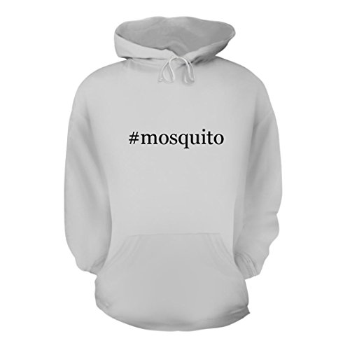 #mosquito - A Nice Hashtag Men's Hoodie Hooded Sweatshirt, White, Large