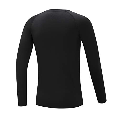 DEVOROPA Youth Boys Compression Thermal Shirt Long Sleeve Fleece