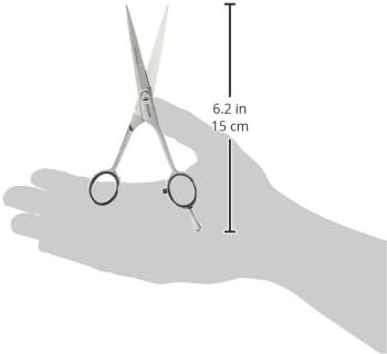 Jaguar Scissor - Satin Plus Range, White,nickel, 6" - Image 5
