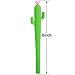 TOODOO 12 Pieces Cactus Rollerball Pens 0.5 mm Black Ink Pens Vibrant Cute Plant Pen for School Home Office (12 Pieces)