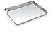 Baking Sheet, Stainless Steel Cookie Sheet Baking Pan Tray for Toaster Oven Size 9 x 7 x 1 Inch, Non Toxic & Healthy, Mirror Finish & Easy Clean, Dishwasher Safe
