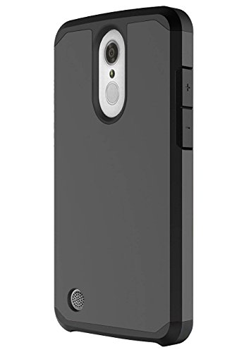 LG K20 V K20V Case, LG K20 Plus Case, LG K20 Case, LG Harmony Case, LG Grace LTE Phone Case, OEAGO Hybrid Shockproof Drop Protection Impact Rugged Case Armor Cover - Black