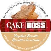Cake Boss Coffee - Hazelnut Biscotti - 48 Single Serve K Cups for Keurig Brewers