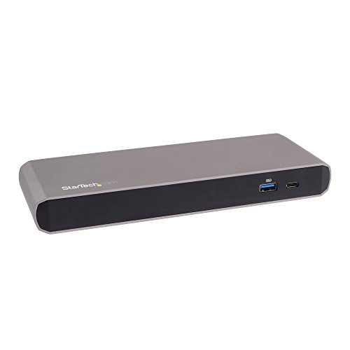 Click Here to See More Images StarTech.com TB3DKDPMAW Thunderbolt 3 Dock - 4K - Laptop Docking Station - Thunderbolt to USB-C / USB 3.0 / Gb Ethernet - Mac / Windows