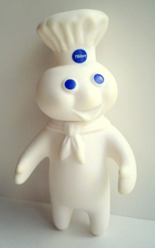 In Bag Pillsbury Doughboy Sqeezable Rubber Doll 7