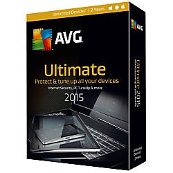AVG Ultimate 2015, For PC/Mac/Android, 2-Year Subscription, Traditional Disc