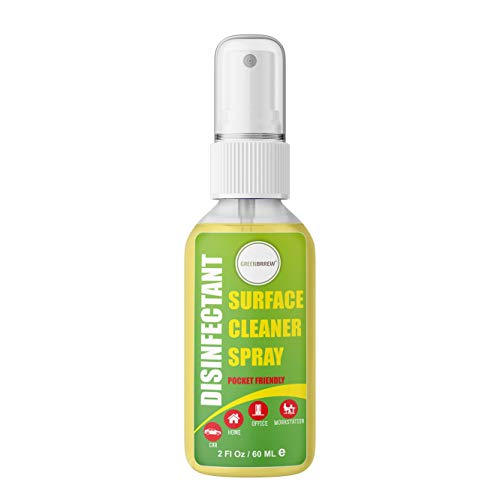 Greenbrrew Alcohol Based Disinfectant Spray – 60Ml (Pocket Friendly & Easy To Use)
