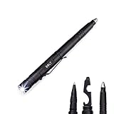 Tactical Pen + LED Flashlight, Multi-Tool, Glass Breaker