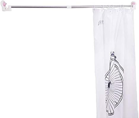 Baoyouni Curved Shower Curtain Rod Corner Rust Resistant Bathroom