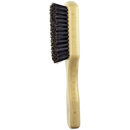 Kent OG2 Beechwood Hair Brush and Facial Brush for Beard Care