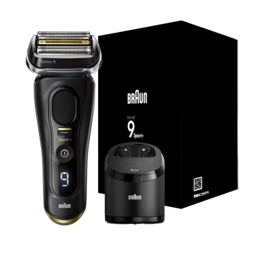 ブラウン 電気シェーバー シリーズ9 SPORT+ 9365cc 電動 髭剃り メンズ 【Amazon.co.jp 限定】6in1アルコール洗浄システム付 ブラック