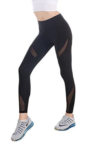 Gym Leggings With See Through Panels