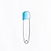 Household Mall Pack of 100 Pcs Cloth Diaper Pins Stainless Steel Traditional Safety Pin (Blue)