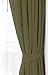 Utopia Bedding Blackout Curtains for Bedroom, Grommet Window Curtains 84 Inch Length 2 Panels Thermal Insulated Drapes for Living Room (Olive, 52W x 84L Inches)