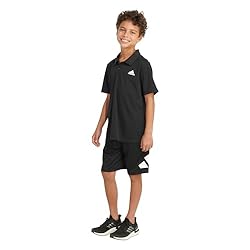 adidas Boys' Active Performance Mesh Golf Polo