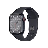 Apple Watch Series 8 [GPS + Cellular 41mm] Smart Watch w/ Midnigh 