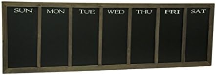 7 Day Weekly Menu Board Chalkboard Wall Decor