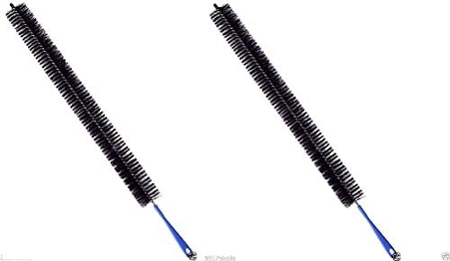 Lot Of 2 Dryer Vent Refrigerator Coil Cleaning Brush 24" Extra Long Lint Removal