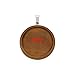 Tiparts 12 pcs Wooden Pendant Trays Round Cabochon Bases for Crafting DIY Jewelry Gift Making (Wooden, Inner Diameter:25mm)