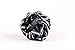 Albertino Large Bath Pouf Loofahs Shower Sponge Body Scrubber Pack of 3 Black