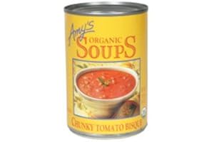 Amy's Organic Soups, Chunky Tomato Bisque, 14.5 oz, (pack of 6)