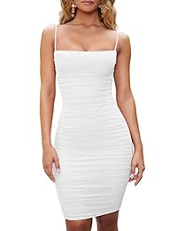 Beagimeg, vestido de fiesta para mujer con tirantes de espagueti sexy, con diseño de club.