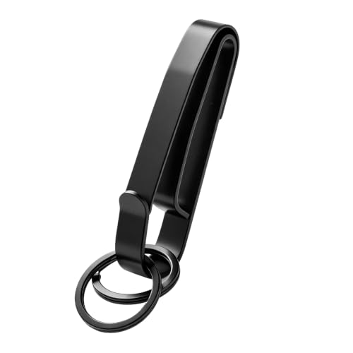 GSTDLN Tactical concealed keychain designed for police and fire department duty belts, featuring a quick-release mechanism with two removable key rings (maximum size 2.25 inches). at Amazon