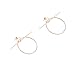 A&J. Womens Punk Club Geometric Dangle Circle Loop Earrings Alloy Drop Earrings