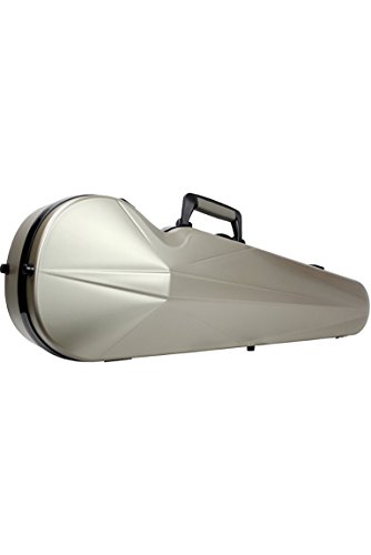 Bam France - L'Opera Hightech Contoured Violin Case - Champagne Polycarbonate - Black Version