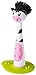 Vigar Mooo Dish Brush With Soap Dispenser and Spatula, 10-Inches, Green, Pink, Black, White