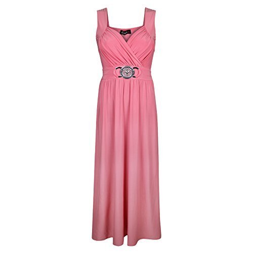 vestito lungo corallo