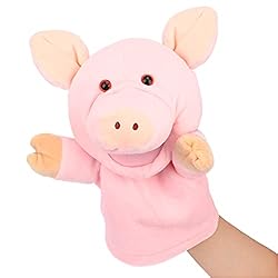 Easfan Pig Hand Puppet with Movable Mouth and Arms
