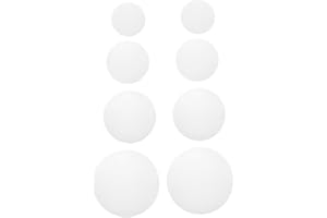 UTHCLO 8pcs Laboratory Glass Beaker Covers Set 70-150mm Watch Glass Round Beaker Lid for Scientific Experiments