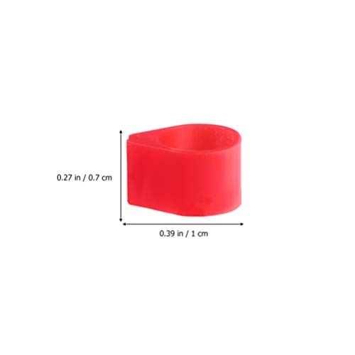 UPKOCH 100 Stücke Klemmringe Hühner Ringe Hühnerringe ohne Nummerierte Beinringe Taubenringe ID Identifikation Vogel… – Bild 8