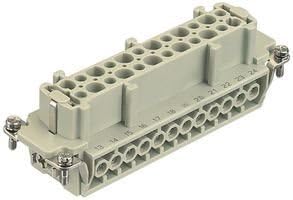 HARTING 09 33 024 2701 Rectangular HAN Insert, RCPT, 24WAY, Screw