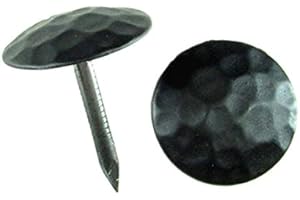 Wild West Hardware 3/4 inch Decorative Nails Door Clavos, 10 Pack, Black