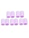 Povihome 10 Pack Toe Sleeves, Gel Toe Protector, Silicone Toe Cushion to Protect Blister, Corns and Calluses on Toes, Prevent Rubbing Skin